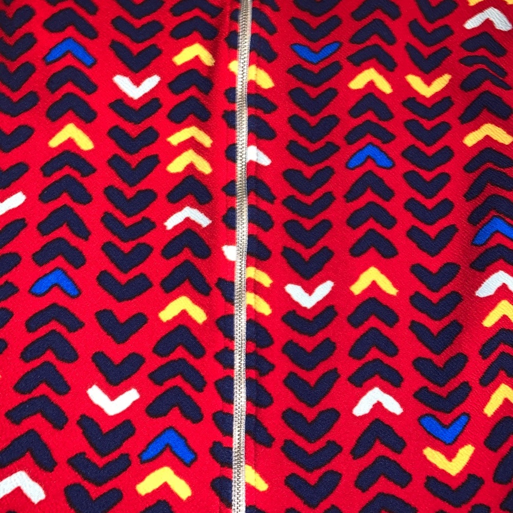 WOMEN'S LULAROE RED NAVY BLUE Dress / Size S - Picture 5 of 5